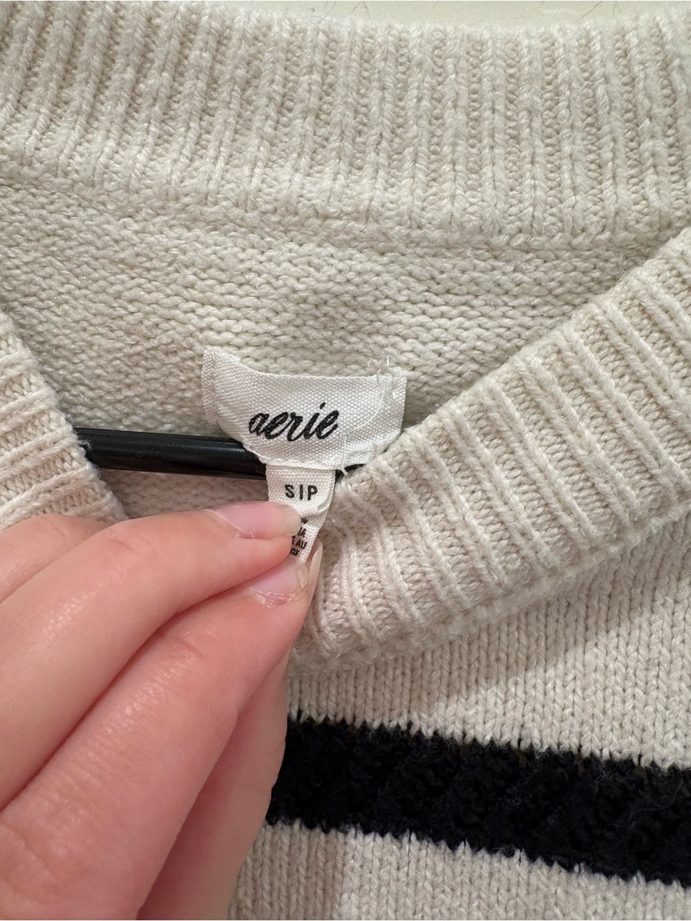 Aerie Oversized Striped Sweater - Picture 2 of 4